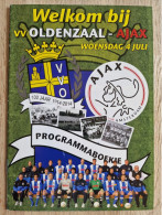 Programme Vv Oldenzaal - Ajax - 4.7.2012 - Holland - Program - Football - Habillement, Souvenirs & Autres