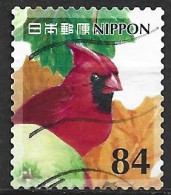 JAPON DE 2019 N°9452 SALUTATIONS AUTOMNE CARDINAL ROUGE - Oblitérés