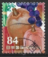 JAPON DE 2019 N°9457 SALUTATIONS AUTOMNE LA  BUTTERMUT ET RAISINS - Used Stamps