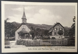 EGG Kath. Kirche Und Pfarrhaus Um 1905 - Egg