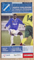 Programme AGOVV Apeldoorn - SC Cambuur Leeuwarden - 25.1.2008 - Holland - Program - Football - Habillement, Souvenirs & Autres