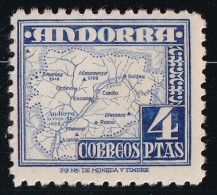 Andorre Espagnol N°50A - Neuf * Avec Charnière - TB - Ungebraucht