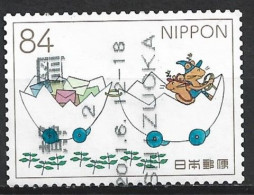 JAPON DE 2019 N°9674 LIVRES POUR ENFANTS III. GURI ET GARU DANS UNE COQUILLE D'OEUF - Used Stamps