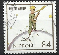 JAPON DE 2019 N°9704 SALUTATIONS LE PETIT PRINCE. LE PETIT PRINCE DETERRE UN ARBRE - Oblitérés