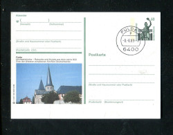 "BUNDESREPUBLIK DEUTSCHLAND" 1989, Bildpostkarte Bild Und Stempel "FULDA" (4/165) - Cartoline Illustrate - Usati