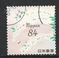 JAPON DE 2020 N°9784. TIMBRES DE SALUTATIONS PRINTEMPS. SAULE DES NEIGES ET ABEILLE - Gebruikt