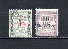 Marruecos   1909-10  .-   Y&T   Nº    6-8    Taxa     (  8  Falta Punta  ) - Segnatasse