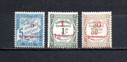 Marruecos   1911  .-   Y&T   Nº    10-13-15    Taxa - Portomarken
