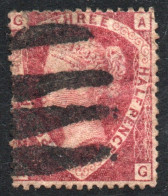 REINO UNIDO – GREAT BRITAIN Sello Usado De 1½ P. REINA VICTORIA Año 1870 – Valorizado En Catálogo U$S 90.00 - Used Stamps