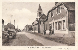 Le Sars * Rue Principale Du Village * Automobile Ancienne * Débit De Tabac Tabacs TABAC * Villageois - Andere & Zonder Classificatie