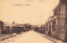 St Nicolas * Rue Du Village Et La Poste * PTT Villageois - Andere & Zonder Classificatie