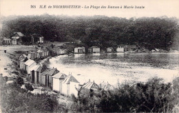 FRANCE - 85 - ILE De NOIRMOUTIER - La Plage Des Dames à Marée Haute - Carte Postale Ancienne - Ile De Noirmoutier