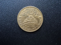 LIBAN SOUS MANDAT FRANÇAIS * : 5 PIASTRES  1925  G.27 / KM 5.2    SUP - Libanon