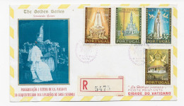 3754  Carta Certificada Fátima 1967, Peregrinación A Fatima De SS Pablo Vl. - Storia Postale