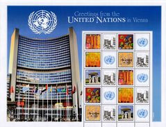 UN Vienna S43 International Rate Personalized Sheet (2011), MNH / United Nations - Blocs-feuillets