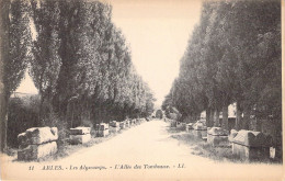 FRANCE - 13 - ARLES - Les Alyscamps - L'Allée Des Tombeaux - LL - Carte Postale Ancienne - Arles