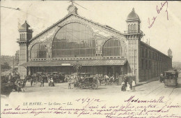 LE HAVRE , La Gare , 1902 , Carte Précurseur , µ - Station