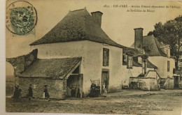 56 ILE D'ARZ   VANNES  SAINT-GILDAS  Ancien Prieuré Dépendant De L'Abbaye De St-Gildas De Rhuys.  SUP  PLAN 1907  RARE - Ile D'Arz