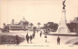 FRANCE - 06 - NICE - Monument Du Centenaire Et Le Palais De La Jetée - LL - Carte Postale Ancienne - Monumenti, Edifici