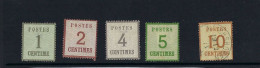 ALSACE LORRAINE. Série De 4 Timbres Non Oblitérés (+ N°10 Oblitéré ), Avec Traces De Charnière.  Voir Scan Recto/verso. - Unused Stamps