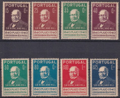 Z74 PORTUGAL MH 1940 CENTENARY OD FIRST STAMPS ROWLAND HILL. - Rowland Hill