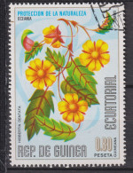 1976 Äquatorial-Guinea, Mi:GQ 920°, Yt:GQ 89-F,  Blumen (II) Ozeanien, Hibbertia Dentata-Hibbertia Gezahnt - Guinée Equatoriale