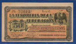 MEXICO - Guaymas - P.S. 1059a – 50 Centavos 1914 AUNC, S/n C 73613 - Mexique