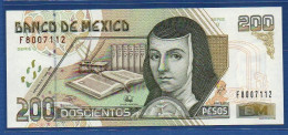 MEXICO - P.109c – 200 Pesos 1998 UNC, S/n Q F8007112 - Mexico