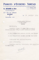 Lettre Commerciale De Niort (79) - 17 Juillet 1959 - Produits D'Entretien Niortais - A. Sicard & Fils - Droguerie & Parfumerie