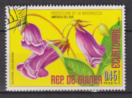 1976 Äquatorial-Guinea, Mi:GQ 914°, Yt:GQ 89-D,  Blumen (II) Ozeanien,  Gloxinia Caulescens - Guinée Equatoriale