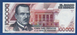 MEXICO - P. 94a – 100000 Pesos 1988 UNC, S/n A  A019139 - Mexico