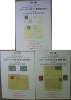 VENTES SINAIS 2005  3 Catalogues De Vente - Auktionskataloge