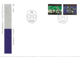Norway Norge 1998  Solid Silver, Cobaltite 1285 - 1286  FDC - Lettres & Documents