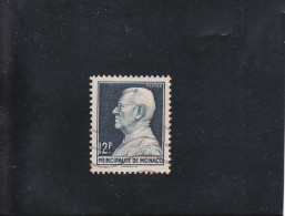 PRINCE  LOUIS II  12F VERT-NOIR OBLITéRé N° 305A  YVERT ET TELLIER 1948/49 - Gebruikt