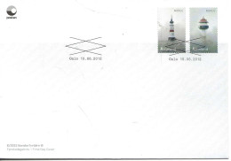 Norway Norge 2012 . Lighthouses (III), Kavringen (1892) And  Medfjordbåen (1876)  Mi  1788 - 1789 FDC - Covers & Documents