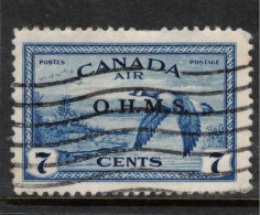 CANADA 1949 7c Blue OHMS SG O171 U ZZ74 - Aufdrucksausgaben