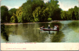 Indiana South Bend Boating On The St Joe River - South Bend