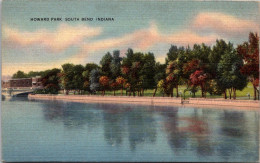 Indiana South Bend Lake Scene In Howard Park - South Bend