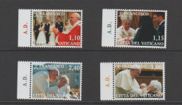 2022 Vatican Famous People Pope Francis Full Set Of 4 MNH Superb - Ungebraucht