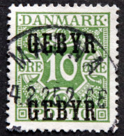 Denmark 1923  Minr.14 GEBYR MANNA 4-2-1925    ( Lot  G 2644 ) - Portomarken