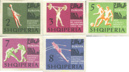 579461 MNH ALBANIA 1963 CAMPEONATOS DEPORTIVOS EUROPEOS - Weightlifting