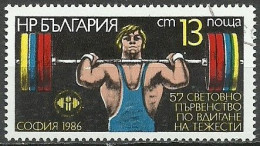 Bulgaria ; 1986 World Weightlifting Championships, Sofia - Haltérophilie