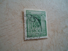 RHODI  ITALY    USED STAΜPS RHODI  ΡΟΔΟΣ  POSTMARK  RHODI 1933 - Dodekanisos