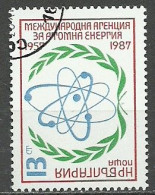 Bulgaria ; 1987 30th Year Of The International Agency For Atomic Energy - Atomenergie