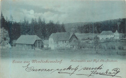 CPA Europe > Allemagne > Saxe > Rabenau Karsdorf Gruss Aus Wendischcarsdorf Heidemuhle Oberforsterei Moulin - Rabenau