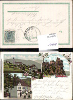 692404 Lithographie Langegg Aggstein Kaltenegger`s Gasthaus Bergern Im Dunkelsteinerwald - Wachau