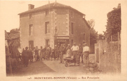 86-MONTREUIL-BONNIN- RUE PRINCIPALE - Altri & Non Classificati