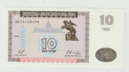 Banknote Armenië 10 Dram 1993 UNC - Arménie