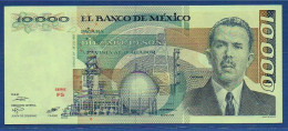 MEXICO - P. 84c – 10000 Pesos 1983 UNC, S/n FS J5E88080 - Green & Blue Serial # - Mexico