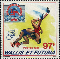 36742 MNH WALLIS Y FUTUNA 1987 CAMPEONATOS DEL MUNDO DE LUCHA - Worstelen